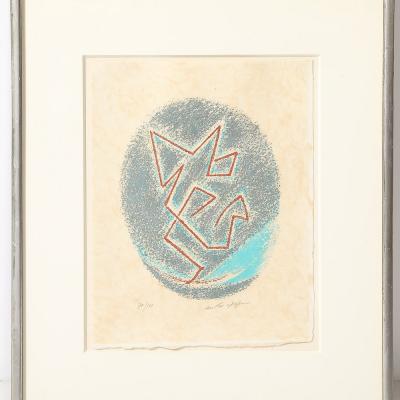 Andr Masson Lithograph on Japon Paper by Andr Masson Edition 70 101