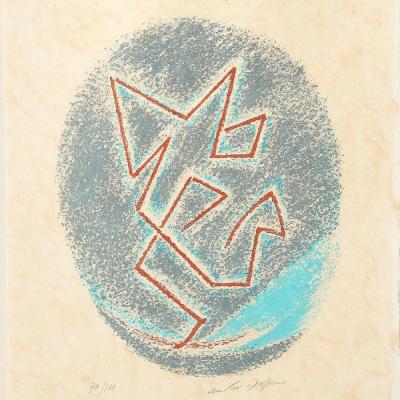 Andr Masson Lithograph on Japon Paper by Andr Masson Edition 70 101