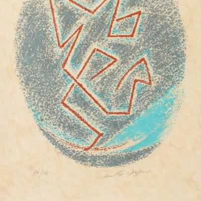 Andr Masson Lithograph on Japon Paper by Andr Masson Edition 70 101