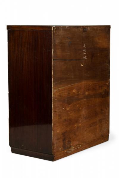 Andr Sornay Andre Sornay French Mahogany Veneer Faceted Front Highboy Chest Dresser