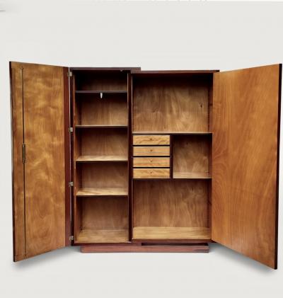 Andr Sornay Andre Sornay Modernist Wardrobe Stamped and Documented circa 1940