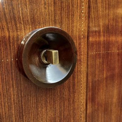 Andr Sornay Andre Sornay Modernist Wardrobe Stamped and Documented circa 1940