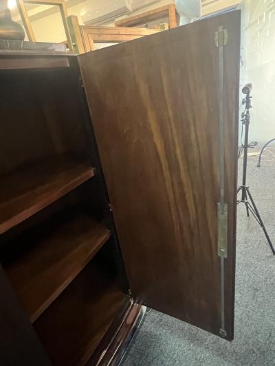 Andr Sornay MASSIVE FRENCH ART DECO EXOTIC WOOD AND BLACK MARBLE BUFFET