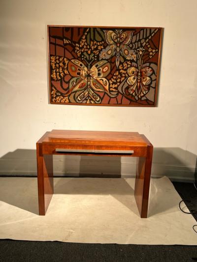 Andr Sornay STUNNING MODERNIST FRENCH ART DECO MAHOGANY DESK