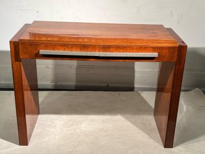 Andr Sornay STUNNING MODERNIST FRENCH ART DECO MAHOGANY DESK