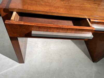 Andr Sornay STUNNING MODERNIST FRENCH ART DECO MAHOGANY DESK