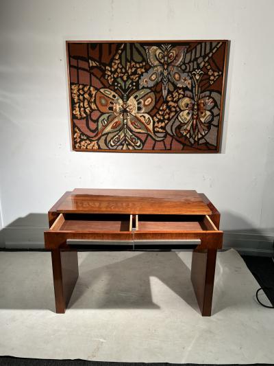 Andr Sornay STUNNING MODERNIST FRENCH ART DECO MAHOGANY DESK
