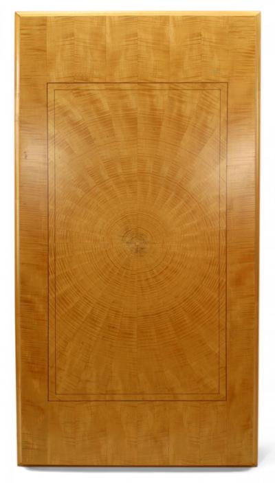 Andre Arbus French Mid Century Ormolu Mounted Sycamore Dining Table