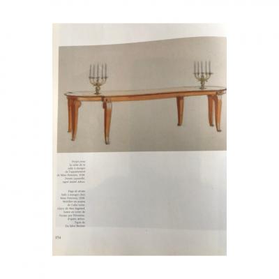 Andre Arbus French Mid Century Sycamore Dining Table