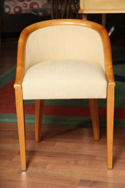 Andre Domin Art Deco Gondole Chairs by DOMINIQUE