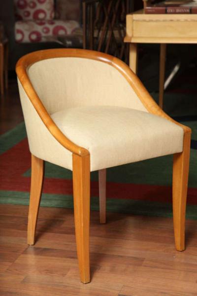 Andre Domin Art Deco Gondole Chairs by DOMINIQUE