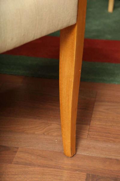 Andre Domin Art Deco Gondole Chairs by DOMINIQUE