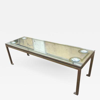 Andre Hayat Andre Hayat Commissioned Long Gold Bronze Patinated Coffee Table