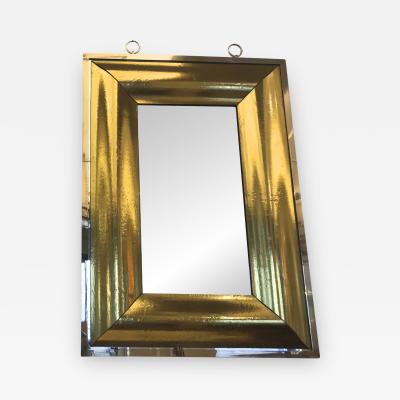 Andre Hayat stunning Rectangular Curved gold Mercury Frame Andre Hayat Mirror