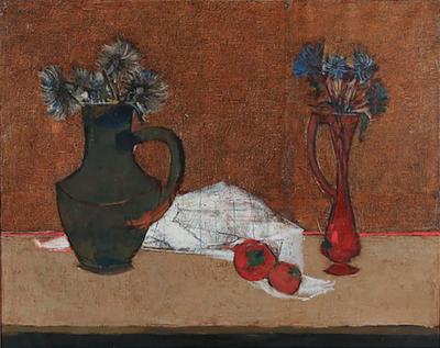 Andre Segovia Still life oil on canvas by Andre Segovia