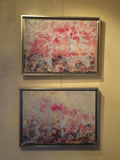 Andrea Bonfils Changing Horizons Diptych