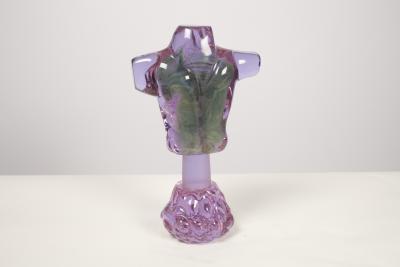 Andrea Tagliapietra Andrea Tagliapietra Murano Glass Male Torso Signed