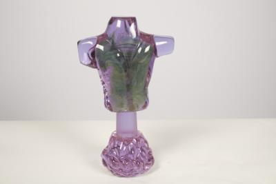 Andrea Tagliapietra Andrea Tagliapietra Murano Glass Male Torso Signed