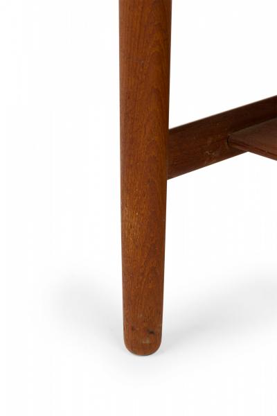 Andreas Tuck Hans Wegner For Andreas Tuck Mid Century Teak Wood Drop Leaf Sewing Table