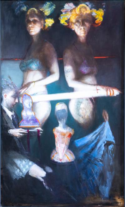 Andreas Wachter Painting by Andreas Wachter 1951 Lichtung Clearing 2023