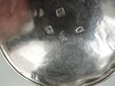 Andrew Fogelberg Antique English Georgian Neoclassical Sterling Silver Mustard Pot 1770