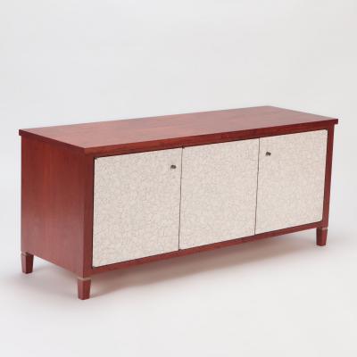 Andy Messenger A contemporary mahogany WHEELER CREDENZA By Andy Messenger 2019