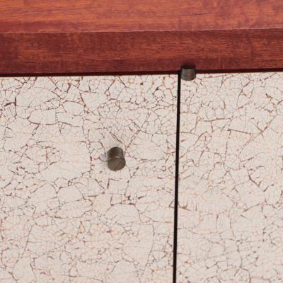 Andy Messenger A contemporary mahogany WHEELER CREDENZA By Andy Messenger 2019