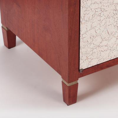 Andy Messenger A contemporary mahogany WHEELER CREDENZA By Andy Messenger 2019