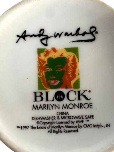Andy Warhol American Modern Marilyn Monroe Dinner Plate Andy Warhol