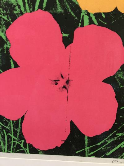 Andy Warhol Andy Warhol Flowers offset Lithograph FS 11 6