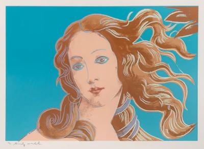 Andy Warhol Details of Renaissance Paintings Sandro Botticelli Birth of Venus