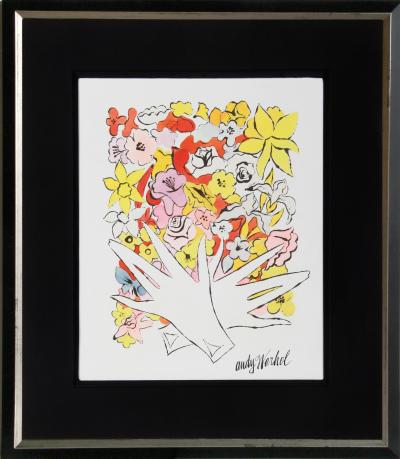 Andy Warhol Flowers and Gloves