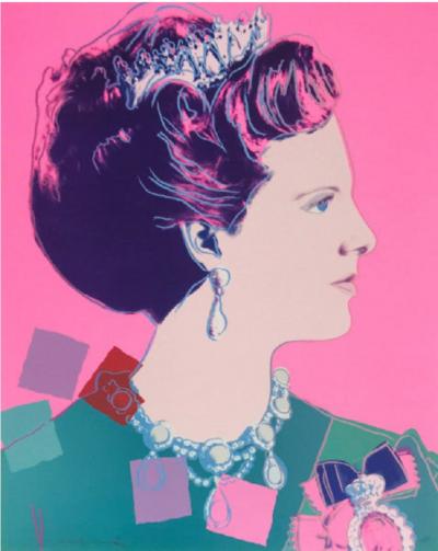 Andy Warhol Queen Margrethe II of Denmark FS II 345 