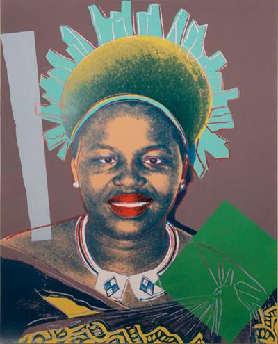 Andy Warhol Queen Ntombi Twala from Reigning Queens by Andy WARHOL