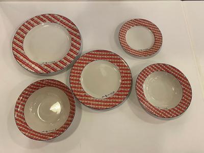 Andy Warhol Rare and Extensive 60 Andy Warhol 100 Cans Dinner Service