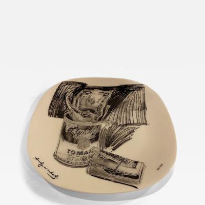 Andy Warhol Set of 12 Andy Warhol Cash Plates