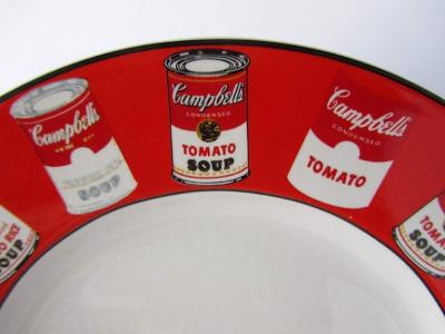 Andy Warhol Set of 36 Place Settings Andy Warhol Campbells Soup Dinnerware