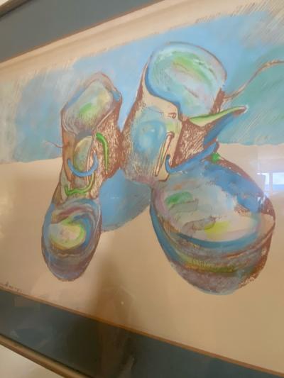 Andy Warhol WARHOL STYLE POP ART WORK BOOTS LITHOGRAPH