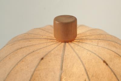 Aneta Belysning AB Scandinavian Pine and Textile Table Lamp