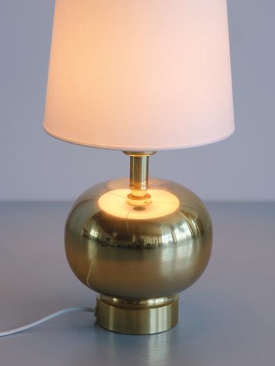 Aneta Belysning AB Swedish Modern Brass Table Lamp by Aneta Belysning V xj Sweden 1970s