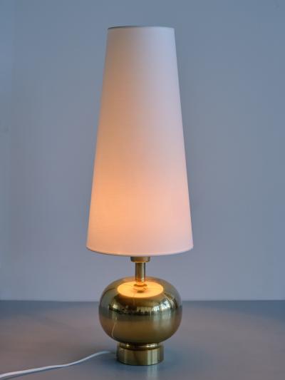 Aneta Belysning AB Swedish Modern Brass Table Lamp by Aneta Belysning V xj Sweden 1970s