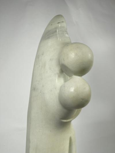 Angel Kiss Life Size Granite Sculpture