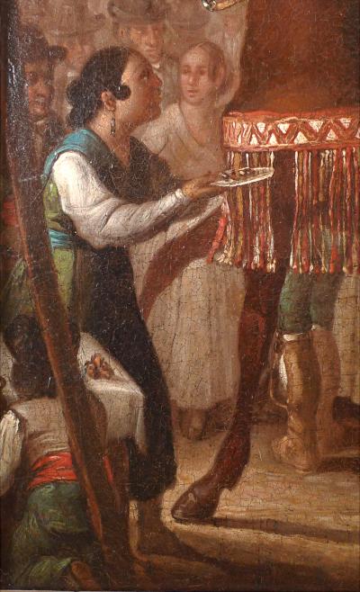 Angel Maria Cortellini Ofreciendo una copa