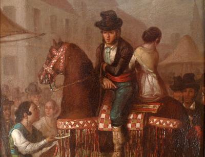 Angel Maria Cortellini Ofreciendo una copa