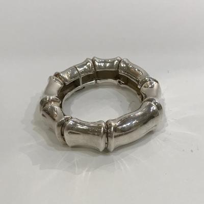 Angela Cummings Tiffany Co Designer Angela Cummings Sterling Silver Bamboo Motif Bracelet