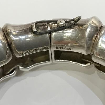 Angela Cummings Tiffany Co Designer Angela Cummings Sterling Silver Bamboo Motif Bracelet