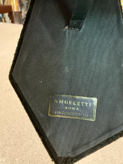 Angeletti Malachite Picture Frame Rome Mid 20th Century