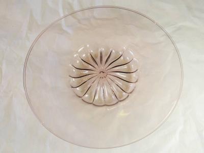 Angelo Barovier Angelo Barovier Vittorio Zecchin Plate in Murano glass circa 1950