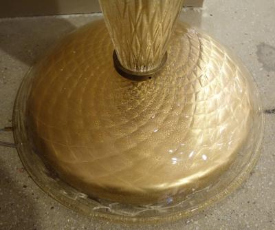 Angelo Barovier Italian Mid Century Murano Glass Floor Lamp by Barovier