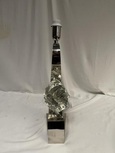 Angelo Brotto 1970s Sculptural lamp attributed to Anglo Brotto